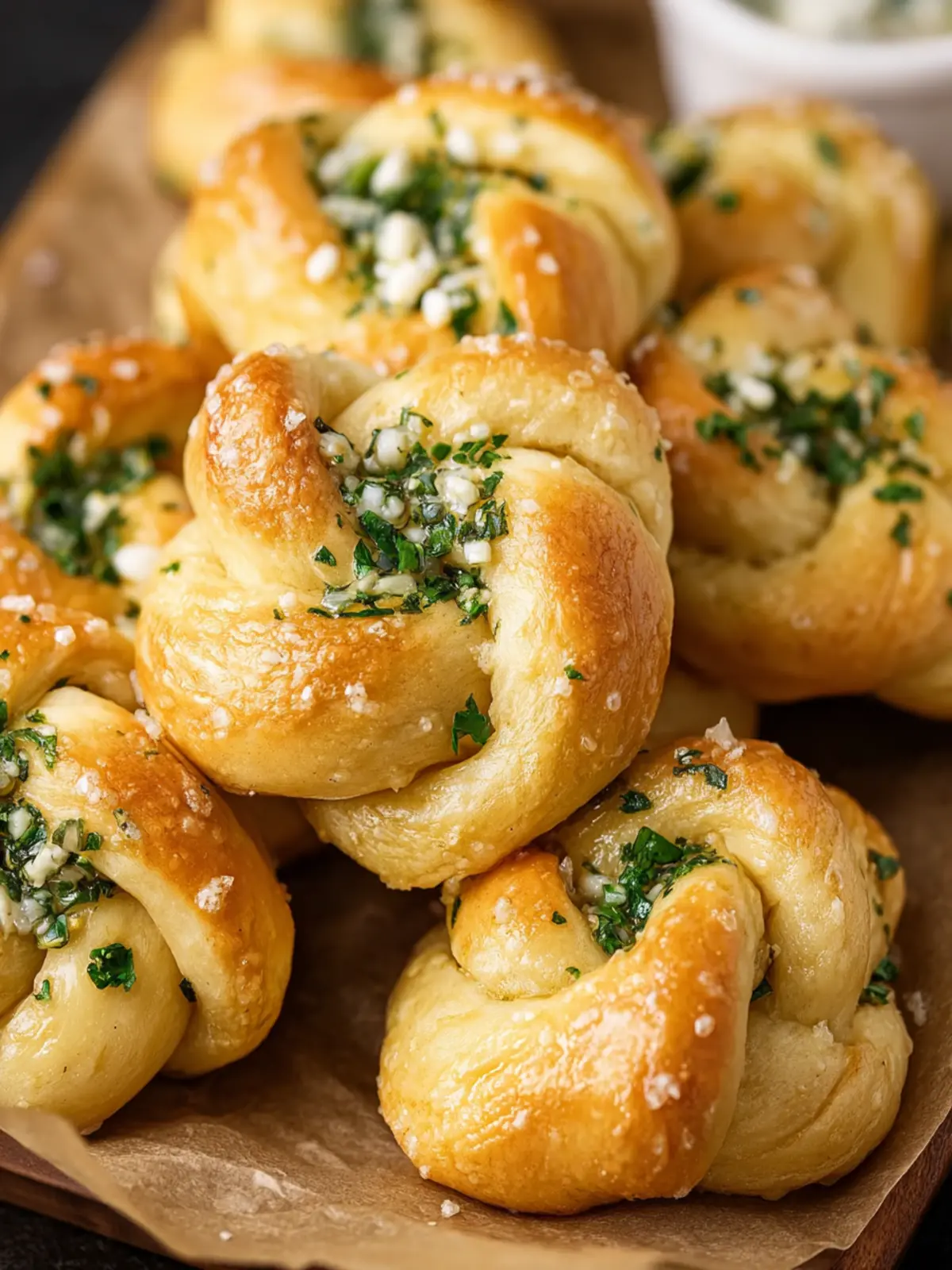 Easy Homemade Garlic Knots First Image