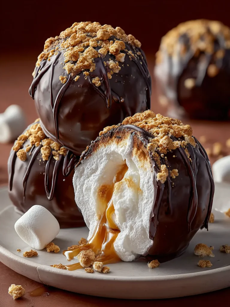 S’mores Marshmallow Truffles Chocolate Delight First Image