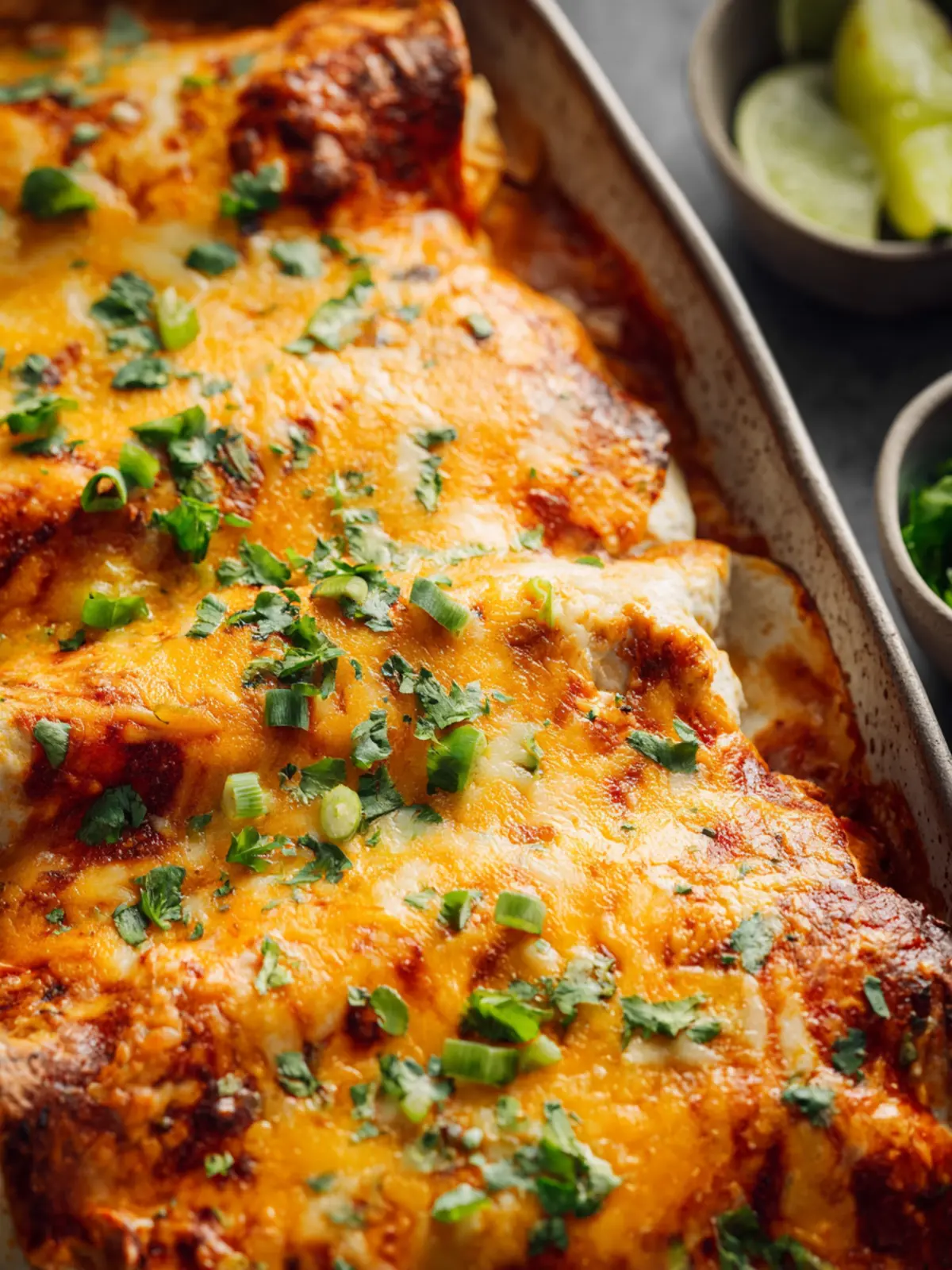 The Easiest 30-Minute Cheesy Chicken Enchiladas First Image