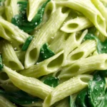 Creamy Spinach Pasta First Image