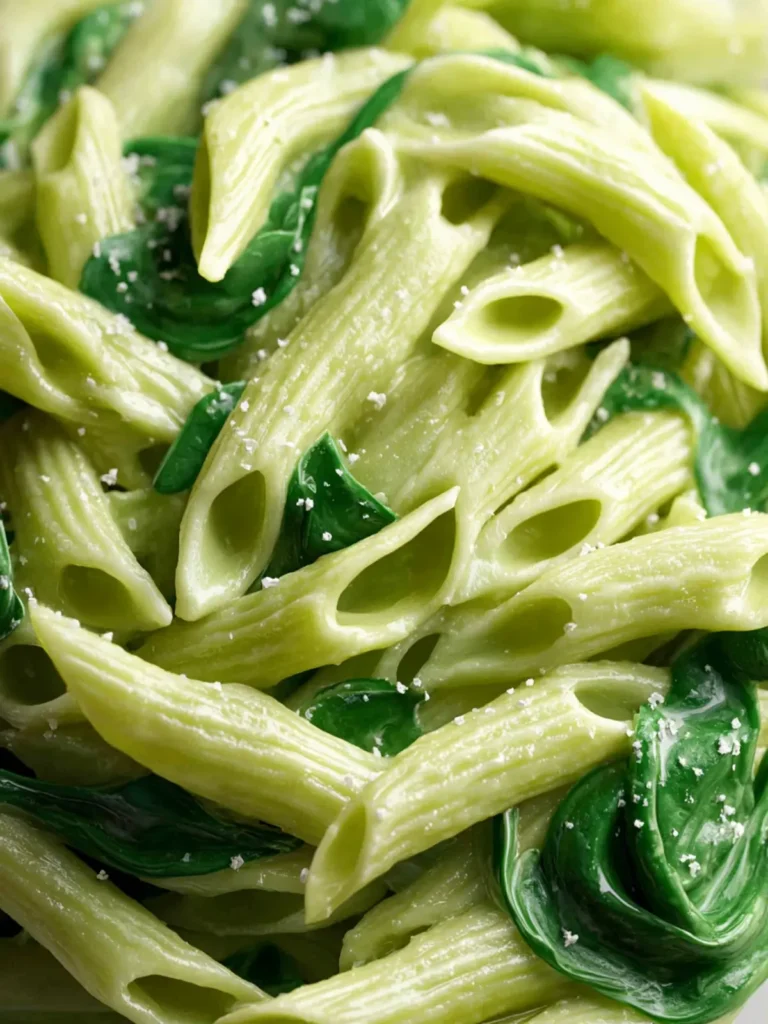 Creamy Spinach Pasta First Image
