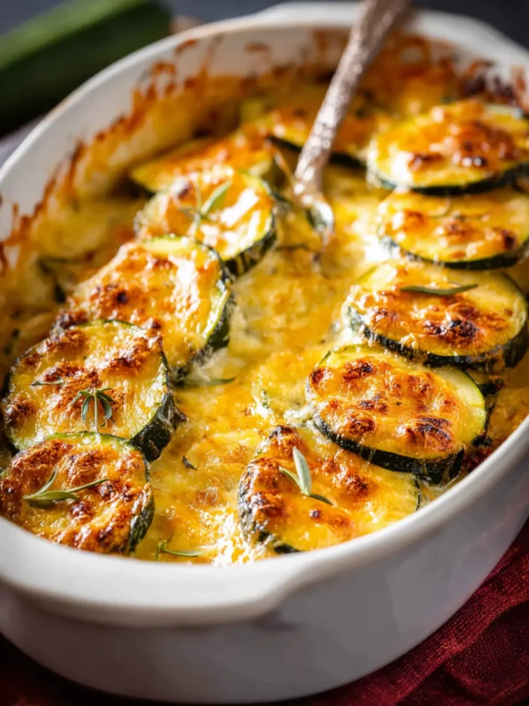 Easy Zucchini Au Gratin First Image