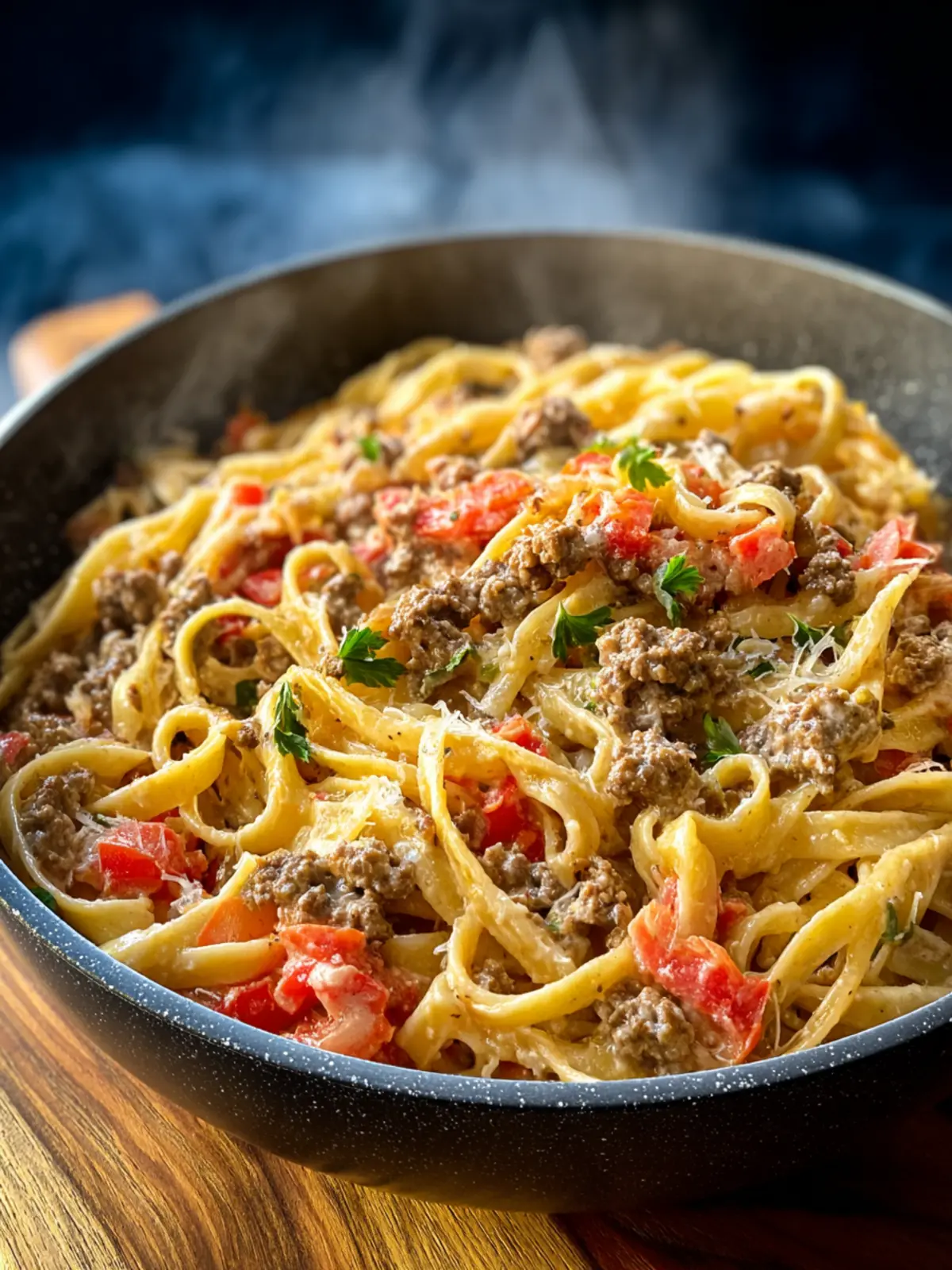 Ground Beef Alfredo First Image