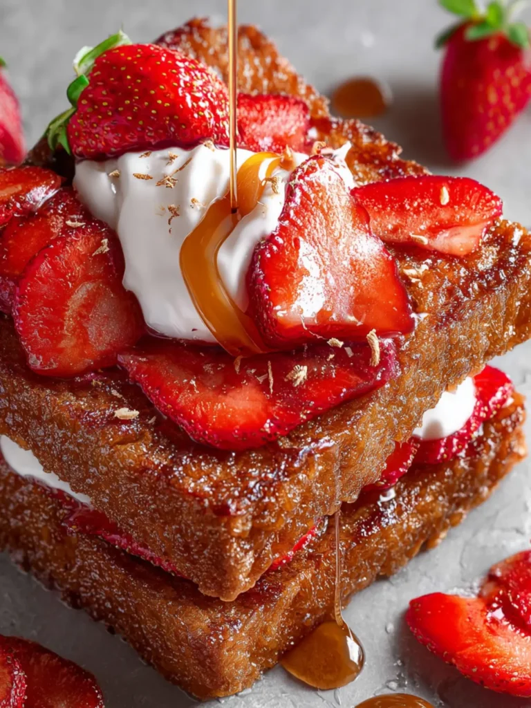 Strawberry Honey Butter Toast First Image