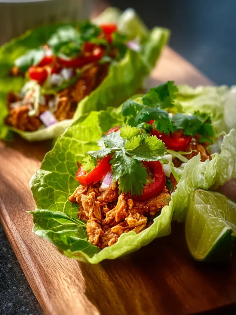 Chicken Taco Lettuce Wraps First Image
