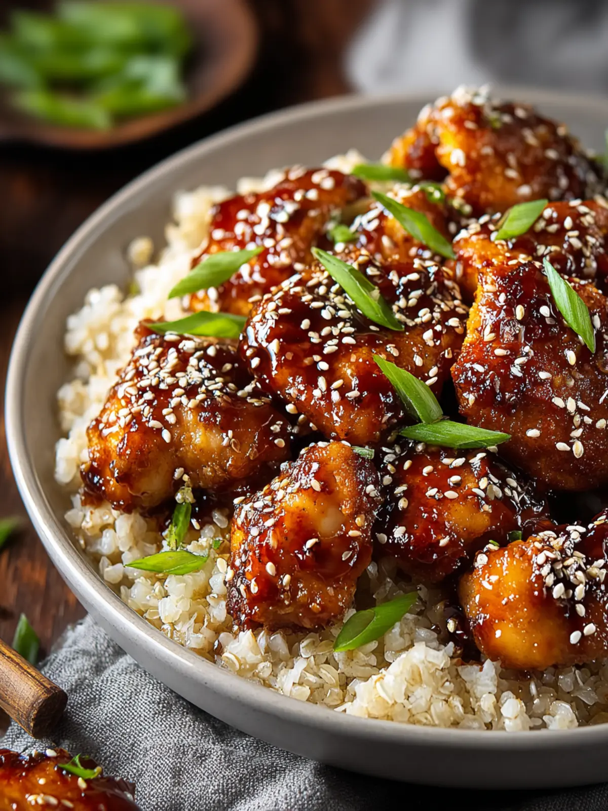 Honey Garlic Chicken First Image
