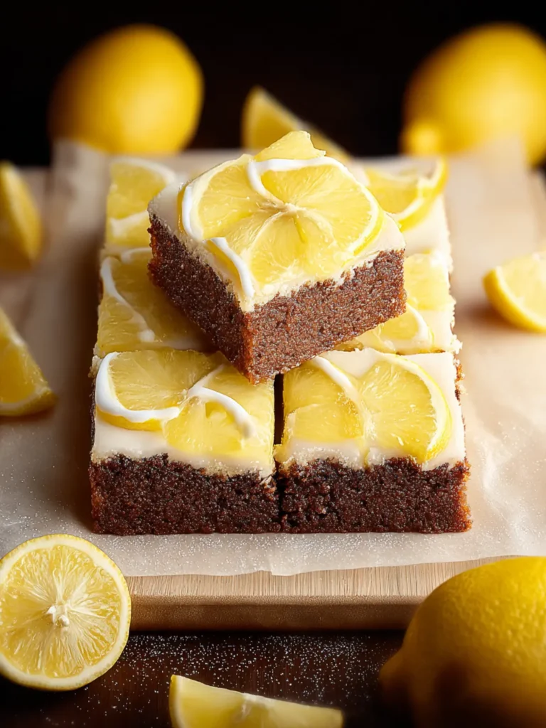 Lemon Brownies First Image