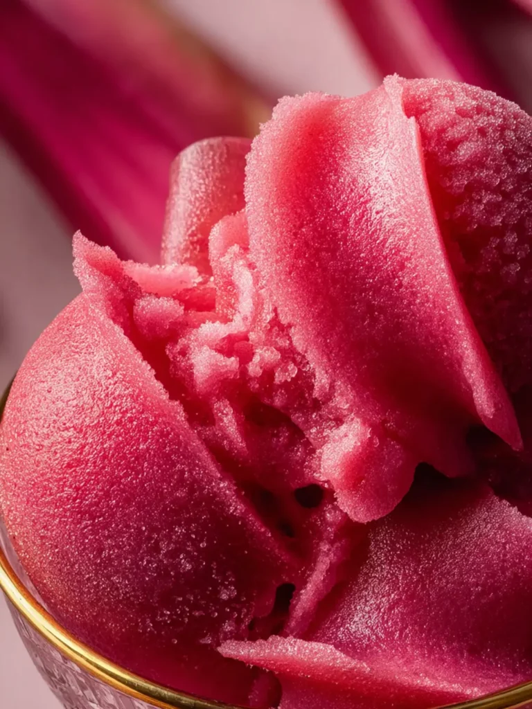 Rhubarb Sorbet First Image