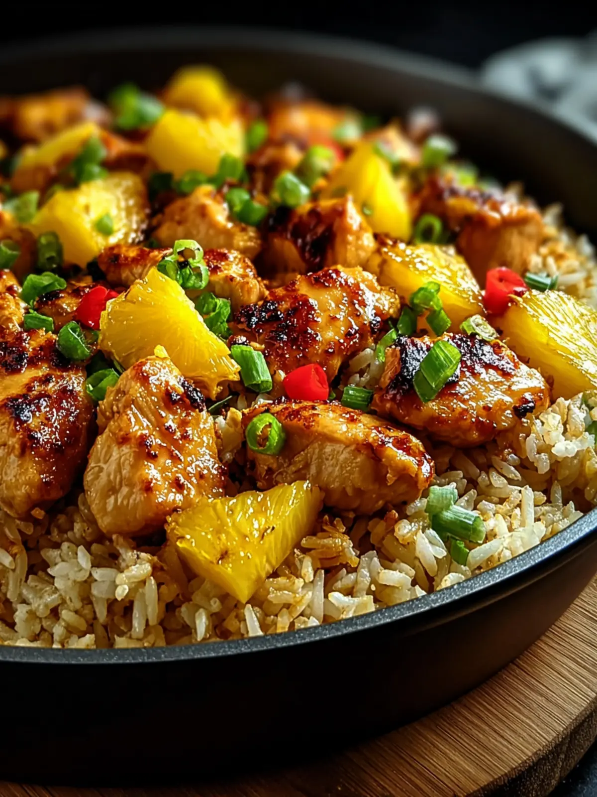 Pineapple Chicken Rice One Pan: Easy Tropical Flavor Bliss