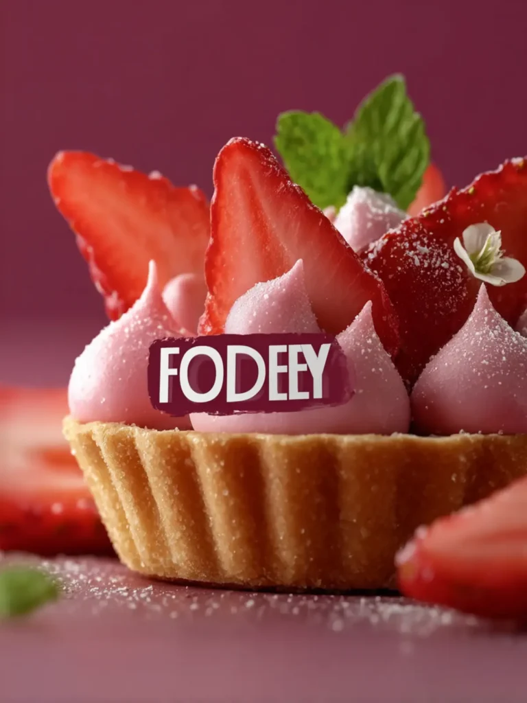 strawberry mousse tartlets First Image